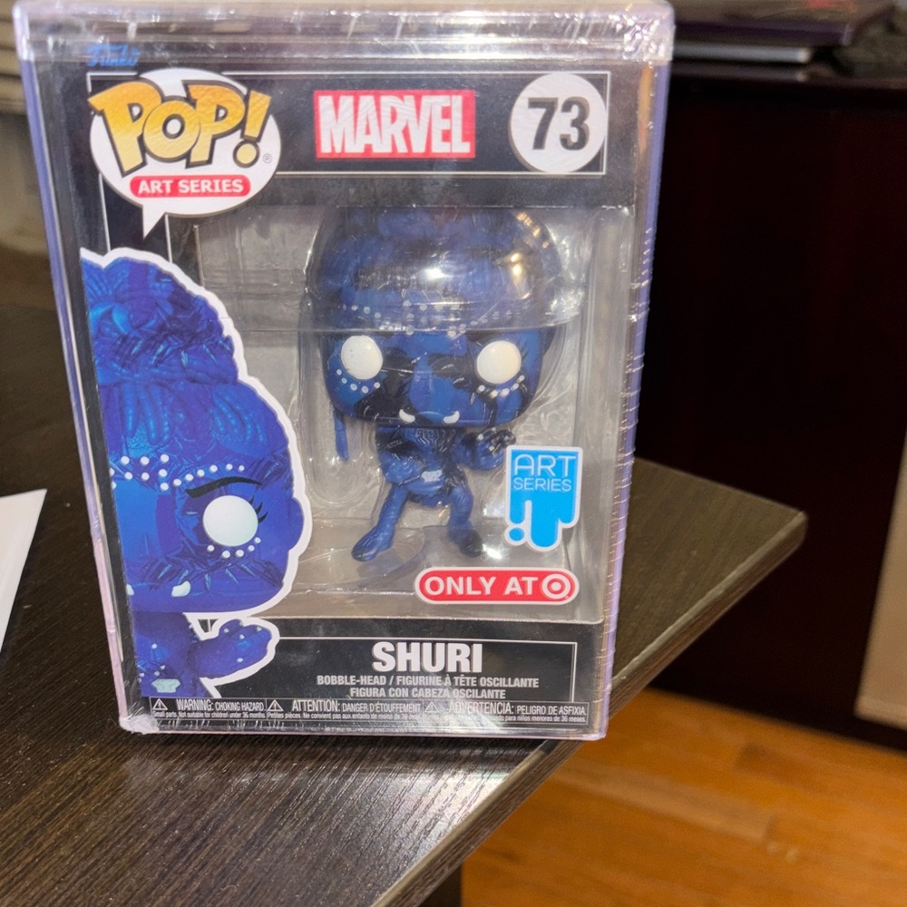 Marvel Art Series Shuri Pop! Vinyl Figure - Vibrant Blue